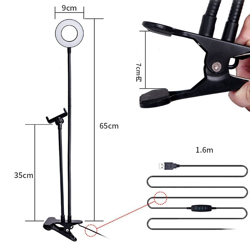 Anchor mobile phone frame fill light mobile phone live support network red live anchor fill light bracket Anchor mobile phone frame fill light mobile phone live support network red live anchor fill light bracket